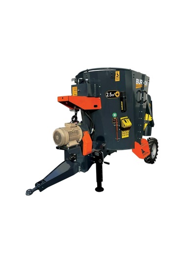 Burkon 2.5m³ 380v Ve Traktör Şaftlı Çekilir Yem Karma Makinesi