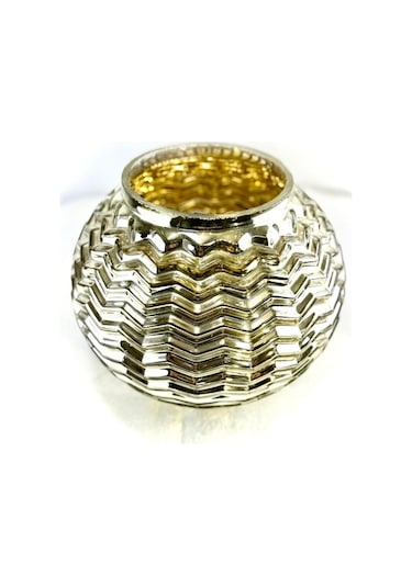 Biev Silver Cam Vazo Gri