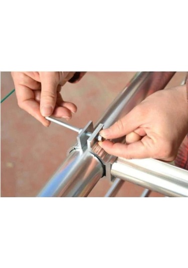 Process Balkon Çamaşır Kurutma Askısı Askılığı Kurutmalık Yuvalı Geçmeli Gri