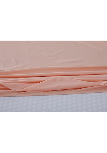 Colourful Fitted Çarşaf Çift King Size - Somon