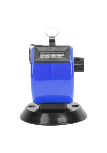 Yaozixa Berm Mekanik El Sayacı, 4 Basamaklı Abs Kasa, 9999'e Kadar Sayma Aralığı, Kanca Ve Tabanlı, Masaüstü/kollektif Toplamlar İçin Mavi