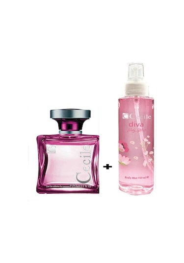 Cecile Diva Kadın Parfüm EDT 100 ML + Body Mist 150 ML