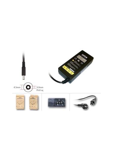 Dell 65W 4.5Mm Pinli Uç Notebook Adaptör Retro