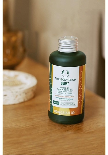 The Body Shop Boost Shine On Saç Ve Vücut Yağı 100 Ml