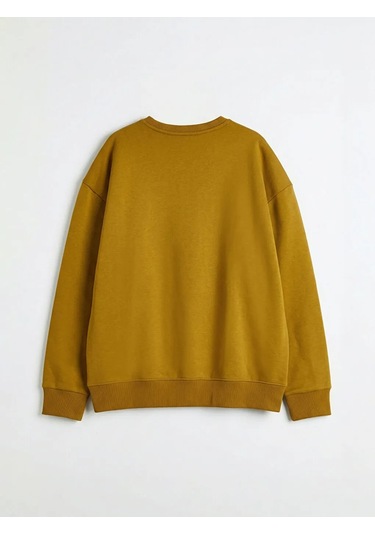 Lc Waikiki Yeşil Erkek Bisiklet Yaka 3 İplik Şardonlu Sweatshirt