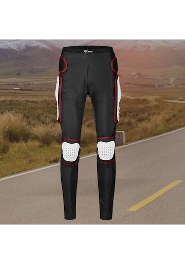 Sones Sulaıte Motosiklet Kros Binme Koruyucu Kalça Pantolonu Siyah L