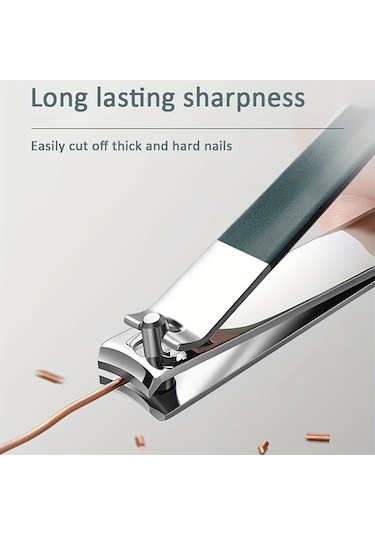 Oldfriend Set119 Gradyan Yeşil 10 Parça Manikür Seti, Tırnak Makası Ve Kulak Kaşık Bakım Kiti Seyahat Veya Ev İçin Hediye