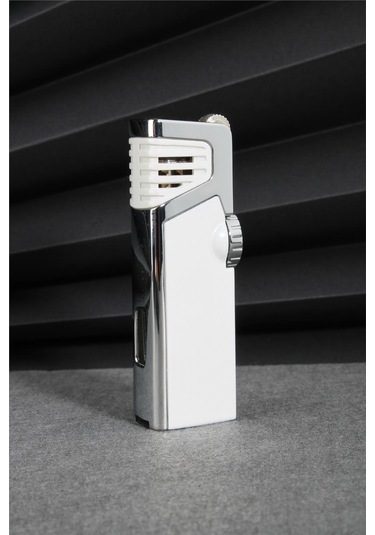 Silvio Monetti Beyaz Renk Üç Pürmüzlü Vanalı Gazlı Çakmak 24csm692tr03