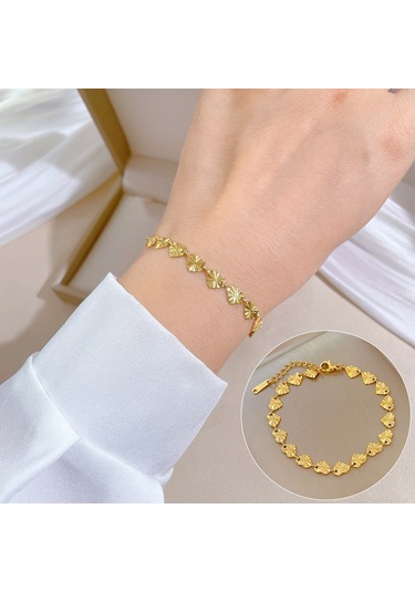 Jzcat Titanyum Çelik Hip Hop Bilezik Altın Moda Temperament Basit Bilezik-gsl55