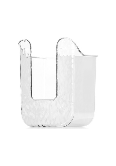 Şeffaf Gri Duvara Monte Mendil Kutusu, Deliksiz A