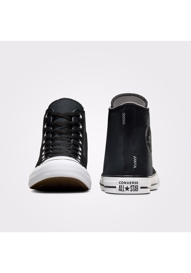 Chuck Taylor All Star Mixed Materials Kadın Siyah Sneaker Siyah