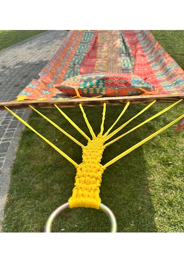 İstanbul Hamak - Elegante - Desenli Çok Renkli Kumaş Hamak