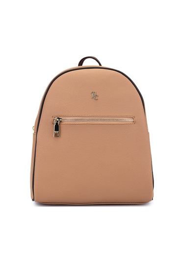 Tamer Tanca Kadın Suni Deri Bisküvi Sırt Çantası 743 2335 Bn Cnt Y25 Bıskuvı Fltr Bej