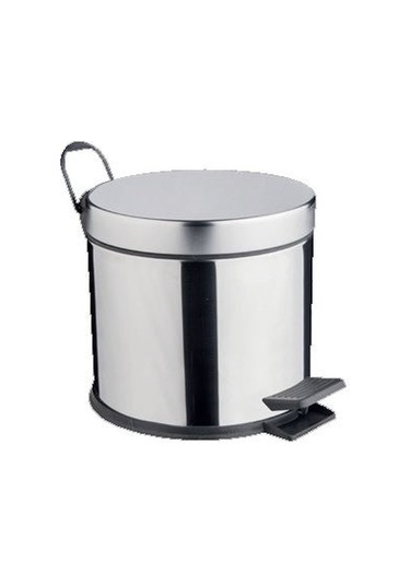 Pedallı Paslanmaz Çelik Çöp Kovası 3 Lt Krom