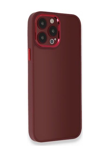 İphone Uyumlu 15 Pro Max Kılıf Freya Lazer Lens Kamera Çerçeveli Silikon Kapak