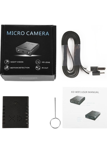 Tongxida Gece Görüşlü, Hareket Algılamalı, Sd Kart Depolamalı Kablosuz Güvenlik Kamerası - İç Ve Dış Kullanım, Android Ve İos Çok Renkli