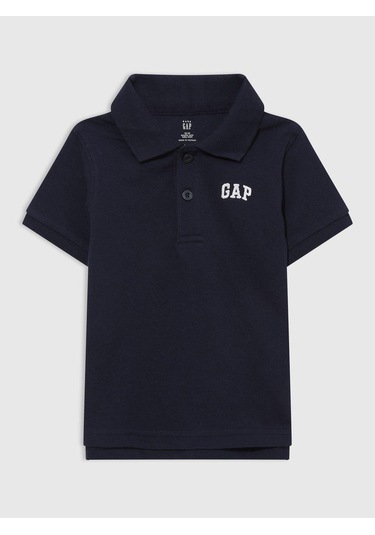 Erkek Bebek Lacivert Gap Logo Polo Yaka T-shirt-6057 Lacivert-002