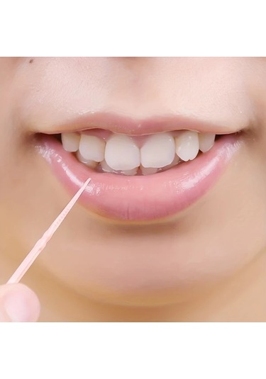 Willowhaven 200 Adet Pembe Çift Başlı İnterdental Fırça - Diş Eti Bakımı, Plak Temizleme