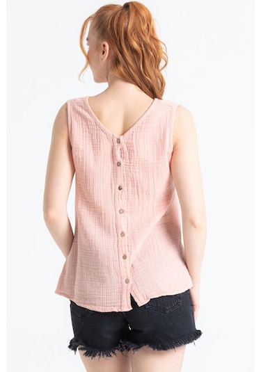 Kolsuz Müslin Melis Bluz Pudra Pdr-pudra