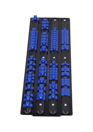 Symbee 80'li Soket Organizatörü: Demir+abs Malzeme, Yaylı Top Rulmanlı, Derin/sığ Metrik/sae Soketleri, Araç Kaybını Önler, Çekmece/üstü Depolama