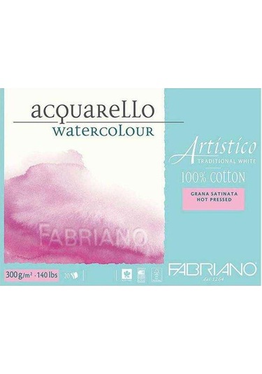 Artistico Hot Pres Sulu Boya Blok Traditional White 300 G 18x24 Cm 20 Yaprak