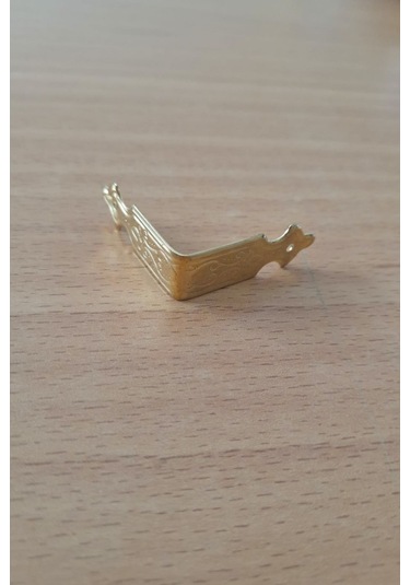 Dekoratif Kutu Kenarı 8 Adet Kutu Sandık Aksesuar Sarı