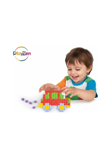 Master Tiktak Bloklar 120 Parça Çok Renkli Yapı Seti 3 Yaş+ Eğitici & Çıt Çıt