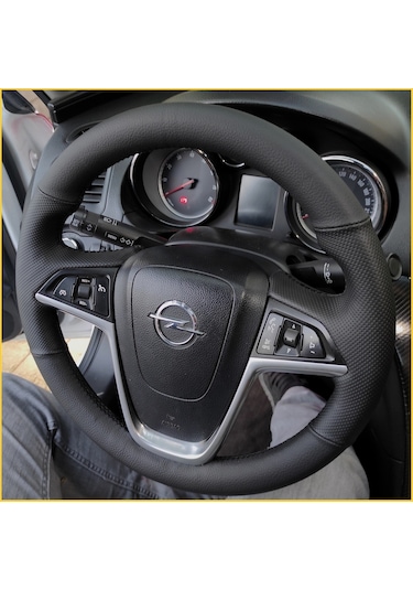 Opel Astra J Araca Özel Direksiyon Kılıfı Bombeli Derili Araclar