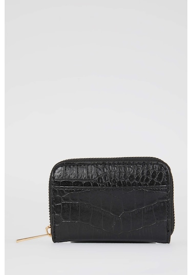 Defacto Kadın Suni Deri Bozuk Para Cüzdanı A5758axnsbk27 Siyah