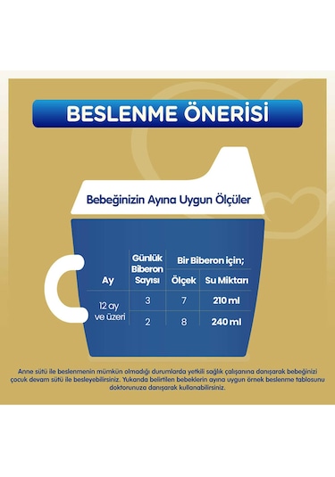 Bebelac Gold 3 Devam Sütü 1 Yaş+ 800 G