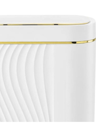 Suntek Magideal Ev Ofis Tuvalet Için Akıllı Çöp Kutusu Beyaz