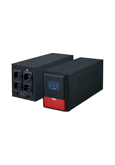 Andees Ad-2000 2000va 12v9ahx2 Ups Kesintisiz Güç Kaynağı Line - İnteraktif 430x210x235mm