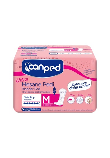 Canped Ultra Mesane Pedi Orta Boy M 12'Li
