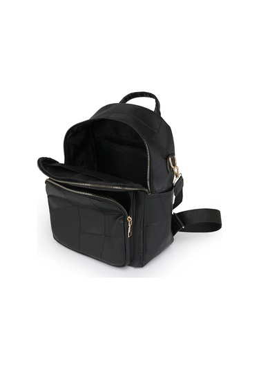 Sırt Çantası Kadınlar İçin Yeni Stil Şık Çok Yönlü Sırt Çantası Hafif Pu Bayan Omuz Çantası Basit Büyük Kapasiteli Sırt Çantası Kahverengi Ana Resim Rengi Diğer