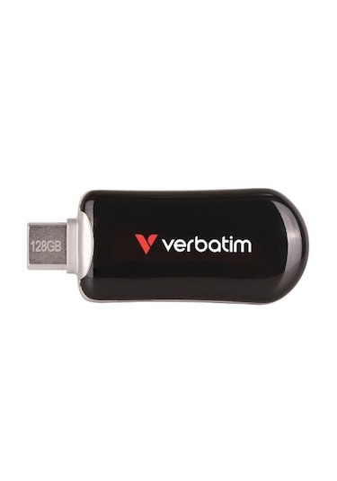 Verbatim 128gb Plectra Usb-c Black Usb Bellek
