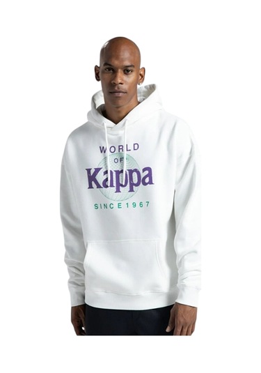 Kappa Erkek Sweatshirt Authentic Ageo 321r26w Beyaz