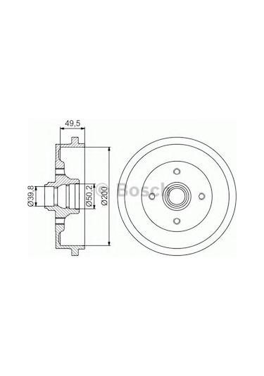Skoda Kampana Felicia Favorit Forman Arka Fren Kampanası