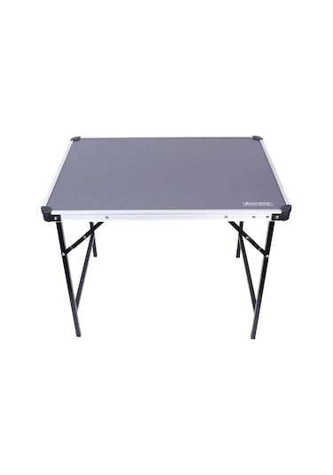 Out-2110 / Katlanır Piknik Kamp Masası Mdf Gri