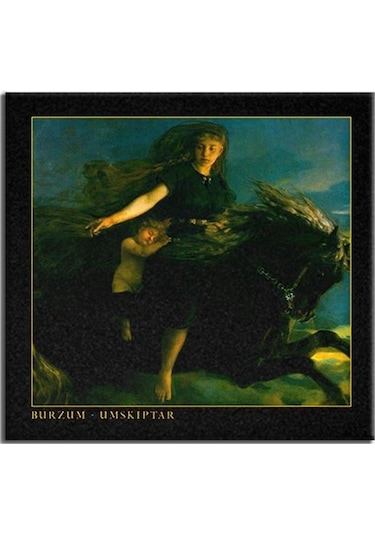 Burzum Umskiptar Albüm Arma Peç Patch Yama Siyah