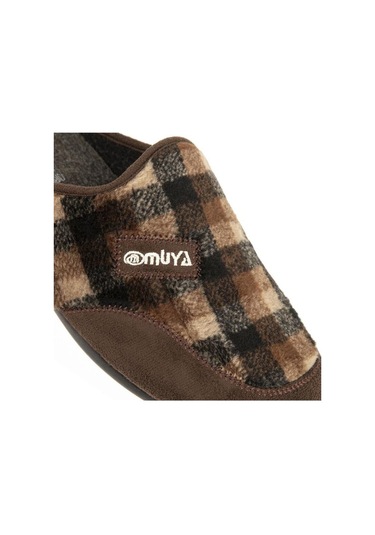Muya Tauri 31801-004 Erkek Kışlık Ev Terliği Kahve 40-45 Kahverengi