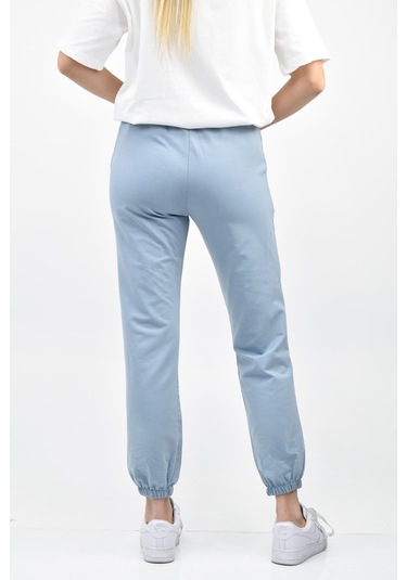 Cep Detaylı Jogger Eşofman Altı - Mavi Mavi