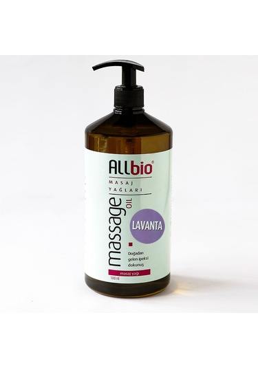 Allbio Masaj Yağı Lavanta 1 L