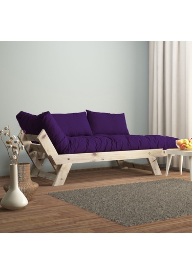 Adalar Masif Natural-mor Renk 2li Kanepe Cpt8124-210