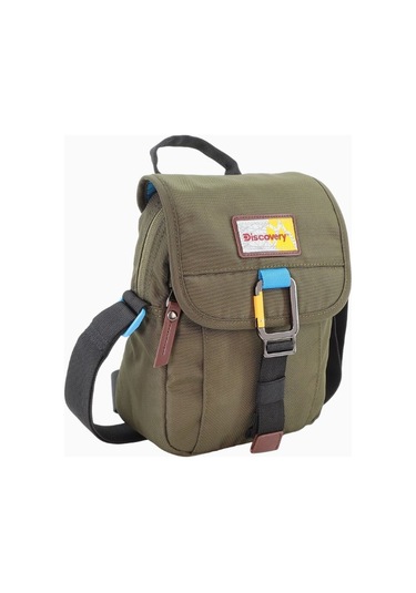 Discovery Icon Rfıd Korumalı Flap Over Utility 2.8l Kapasiteli Unisex Omuz Çantası Haki 1