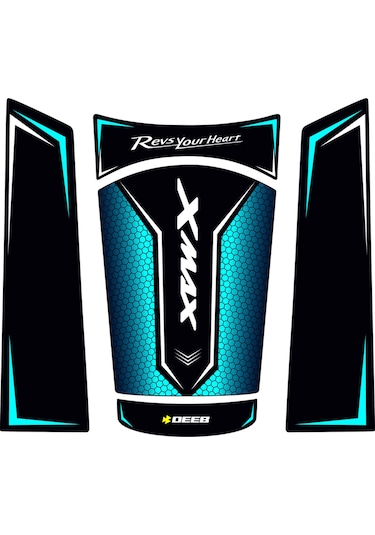 Yamaha Xmax Uyumlu Deeb Iron Tank Pad - Mavi