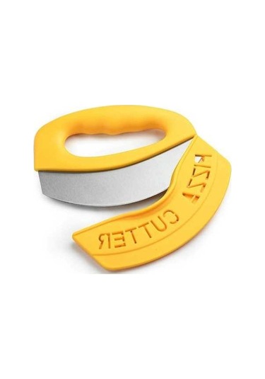 Primepickings 2 Adet Paslanmaz Çelik Pizza Kesme Bıçağı, Halkalı Çok İşlevli Pişirme Aracı Diğer