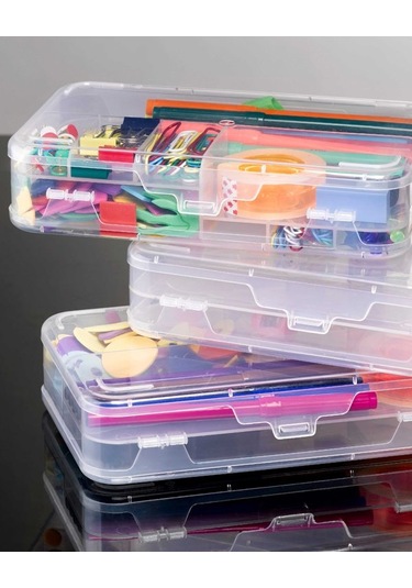 Periboia Hobi Kutusu - İki Katlı Çok Renkli