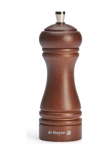 De Buyer Tuz Değirmeni Ahşap 14 Cm-koyu Kahve