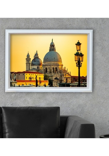 Bk Gift Basilica Di San Marco Tasarımlı Özel Ahşap Çerçeveli Tabl (507630619)