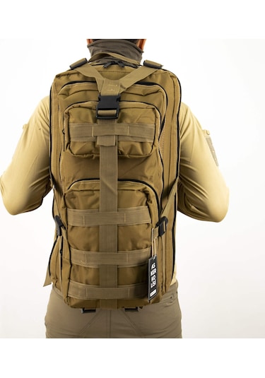 65 Litre Bej Fonksiyonel Outdoor Çanta